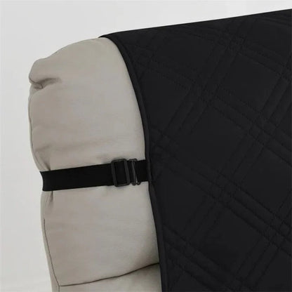 Quilted Recliner Slipcover with Water Resistant Coating and Diamond Pattern, Machine Washable