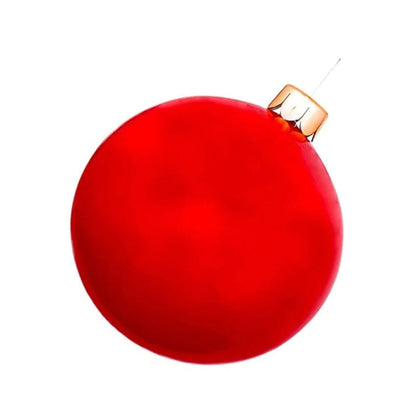 Inflatable Sphere for Seasonal Yard Displays with Mounting Hardware and Rope