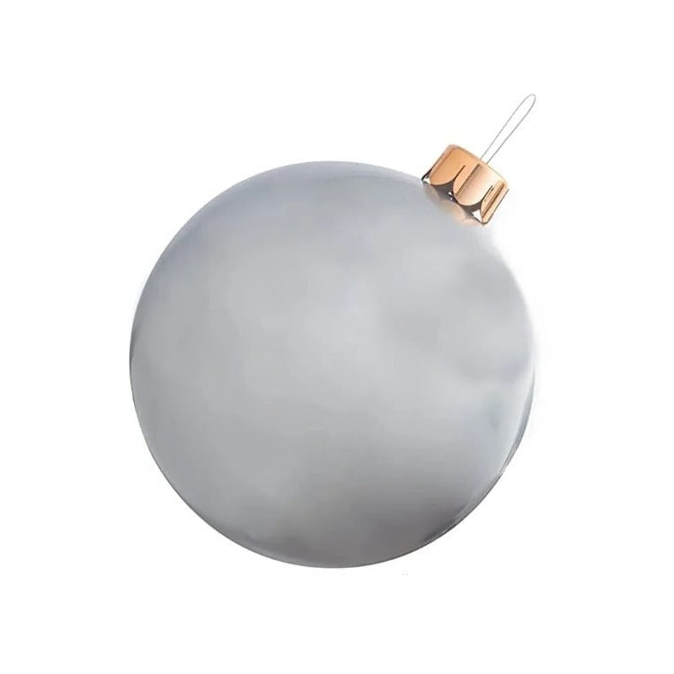 Inflatable Sphere for Seasonal Yard Displays with Mounting Hardware and Rope