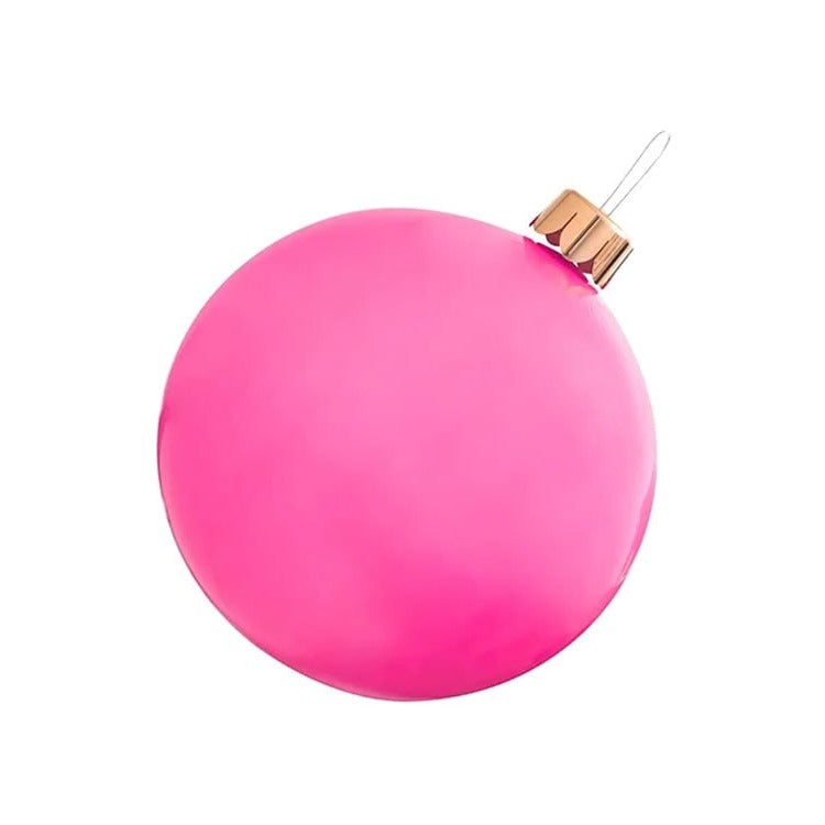 Inflatable Sphere for Seasonal Yard Displays with Mounting Hardware and Rope