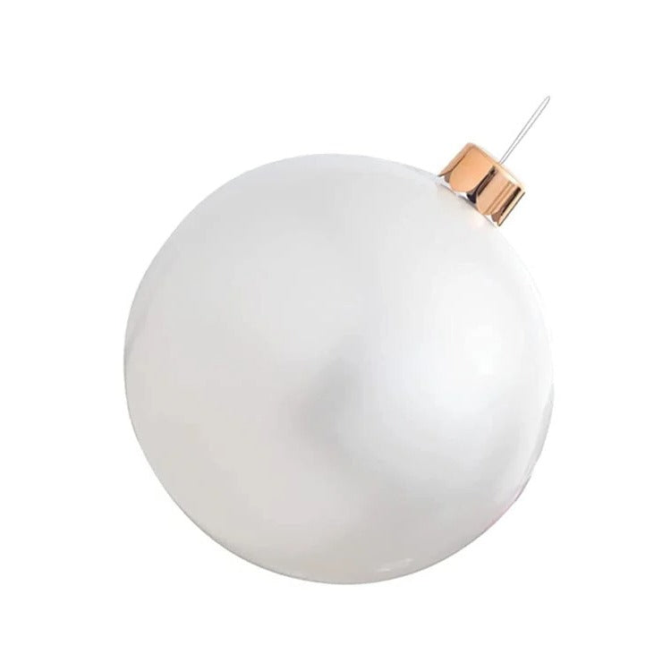 Inflatable Sphere for Seasonal Yard Displays with Mounting Hardware and Rope