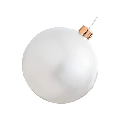 Inflatable Sphere for Seasonal Yard Displays with Mounting Hardware and Rope