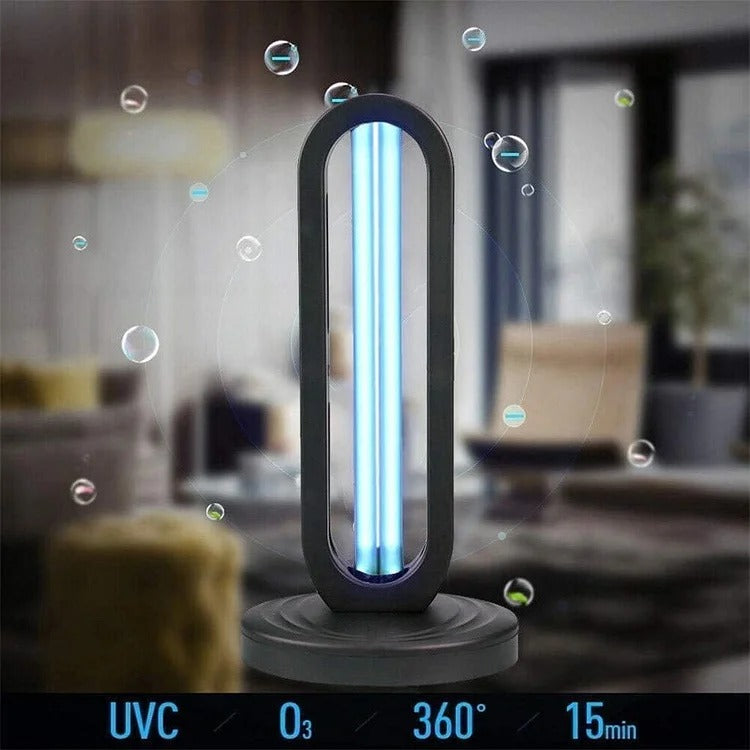 UV Sterilization Lamp with Remote Control for 400 Square Foot Coverage