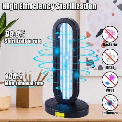 UV Sterilization Lamp with Remote Control for 400 Square Foot Coverage