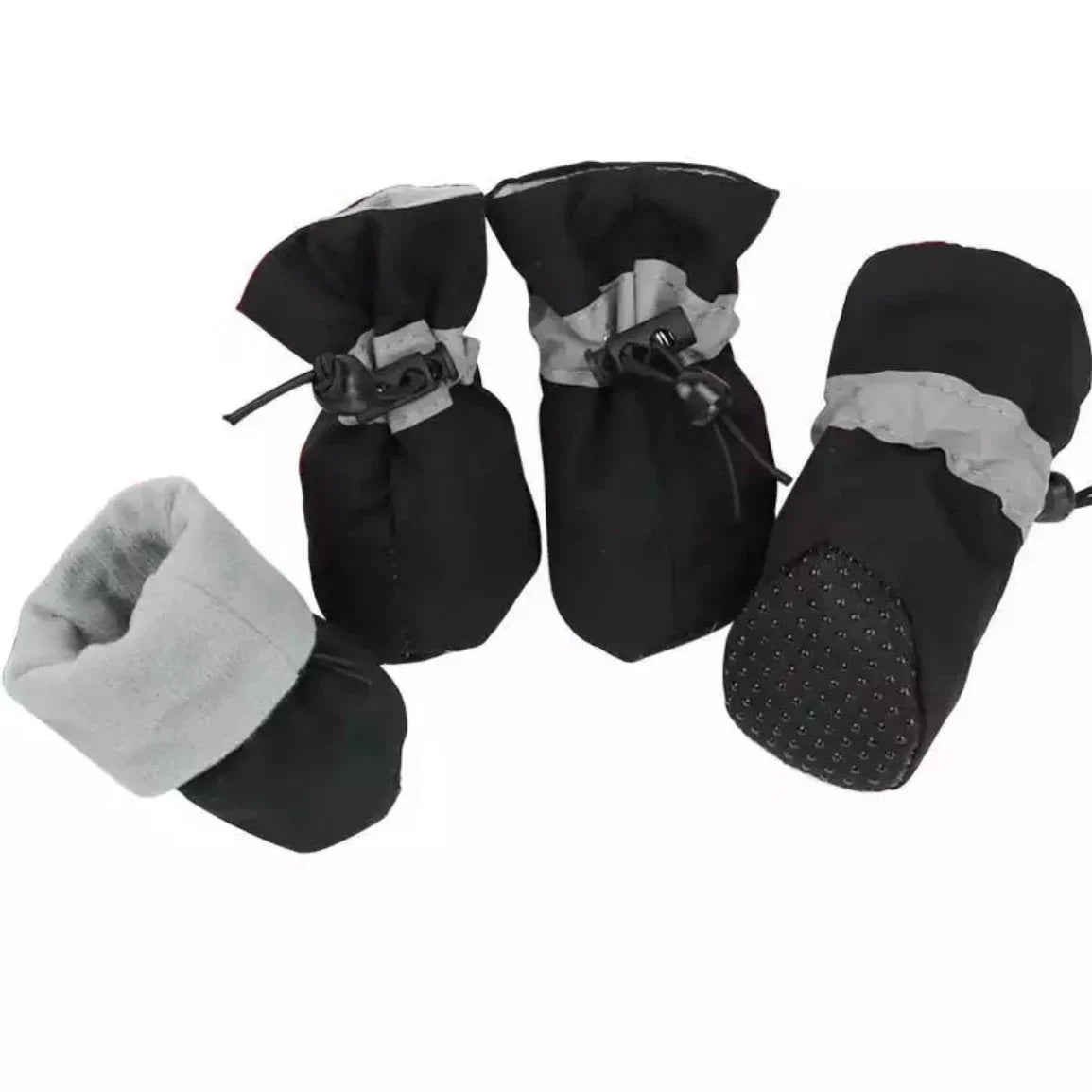 Dog Winter Boots with Anti-Slip Sole and Water Resistant Material