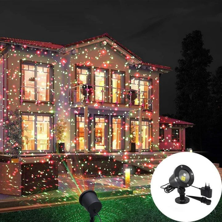 Red and Green Laser Light Projector with Remote and Timer Function