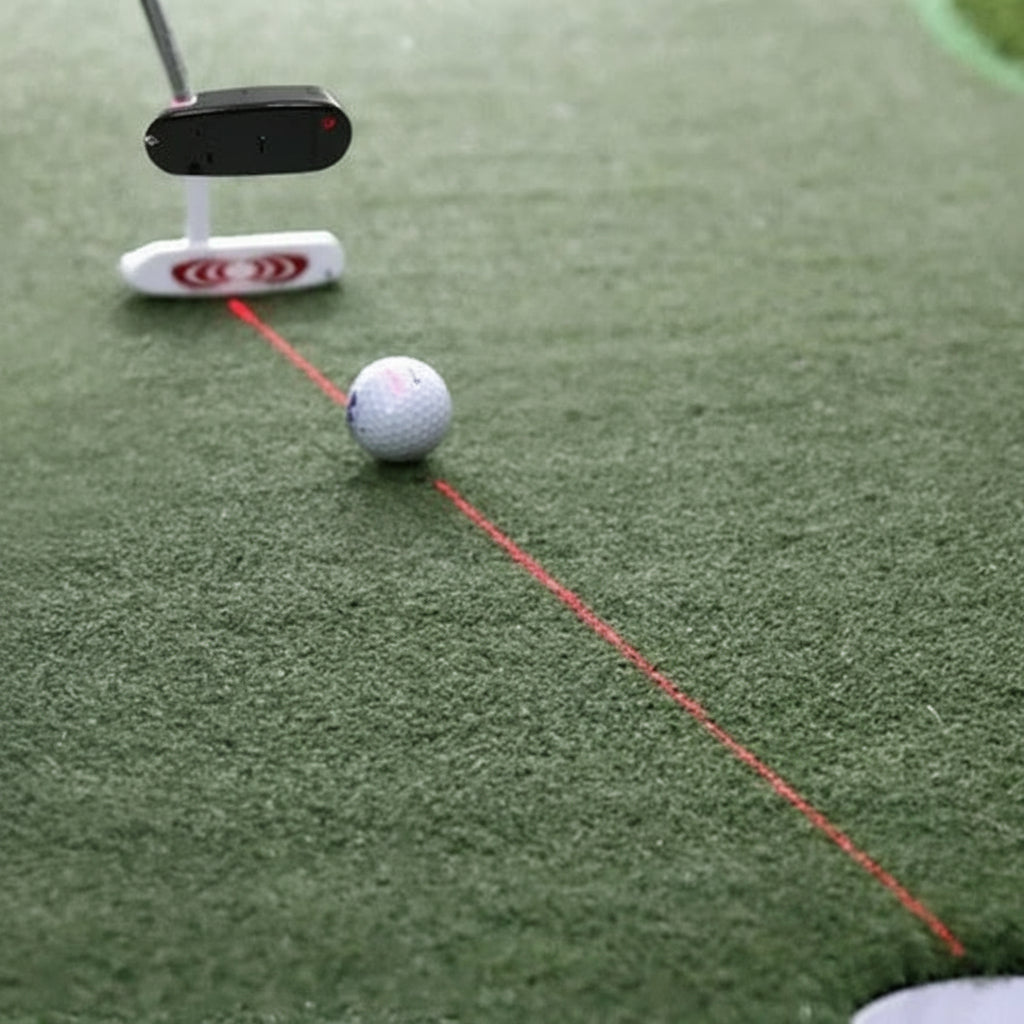 Laser Putting Alignment Tool with Shaft Mount and Button Activation