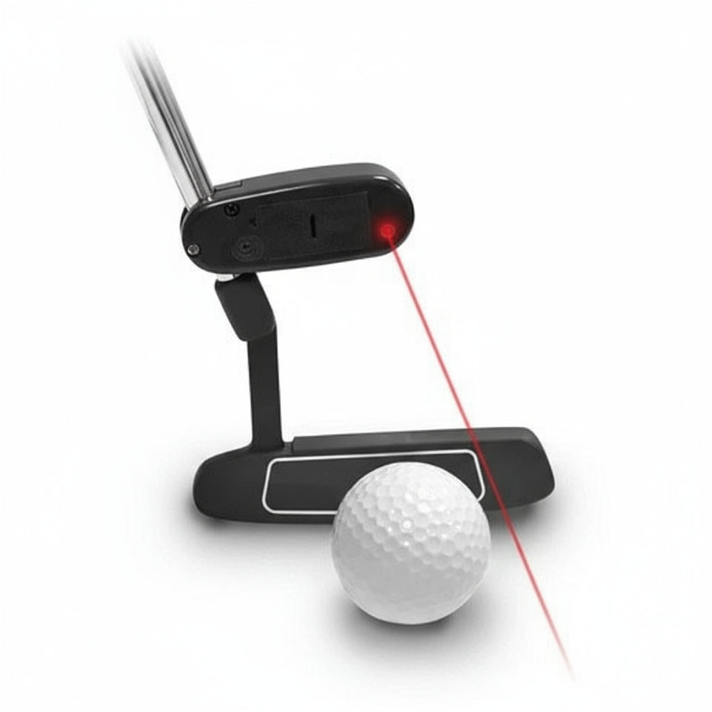 Laser Putting Alignment Tool with Shaft Mount and Button Activation