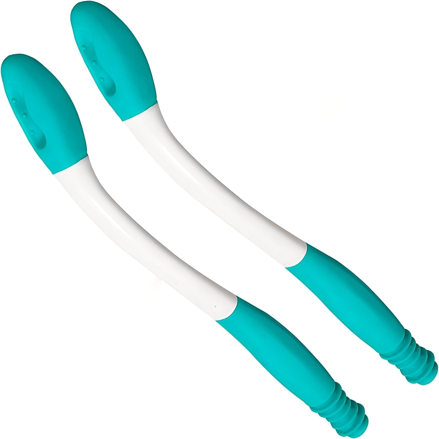 Extended Reach Hygiene Wand with Push Button Release and Ergonomic Handle, 2 Pack