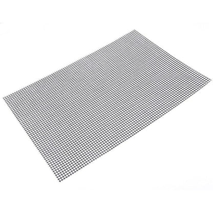 Grill Mesh Mat with Trimmable Edges for Gas, Charcoal, and Smoker Grills