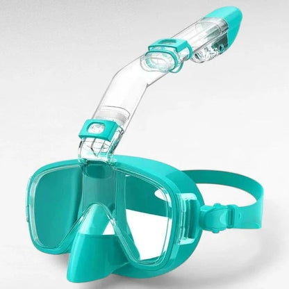 Panoramic Snorkeling Mask with Dry Top Tube and Fog Resistant Lens