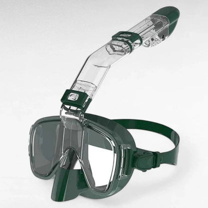 Panoramic Snorkeling Mask with Dry Top Tube and Fog Resistant Lens