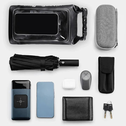 Water Resistant Phone Pouch with Roll Down Seal for Smartphones