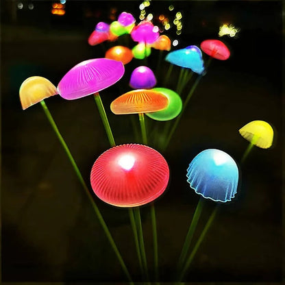 Jellyfish Solar Garden Light with 10 Color Changing LEDs and Auto Sensor