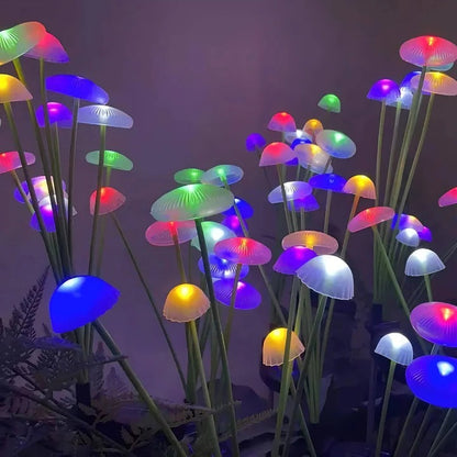 Jellyfish Solar Garden Light with 10 Color Changing LEDs and Auto Sensor