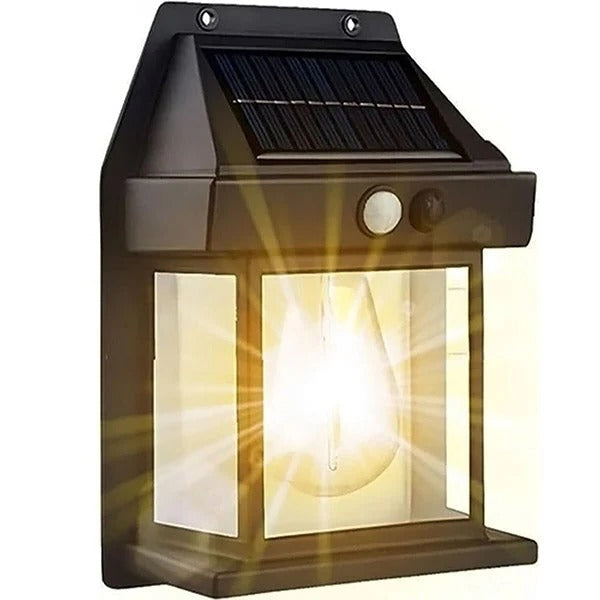 Motion Sensor Outdoor Solar Light with Warm White LED and Auto On Off Function