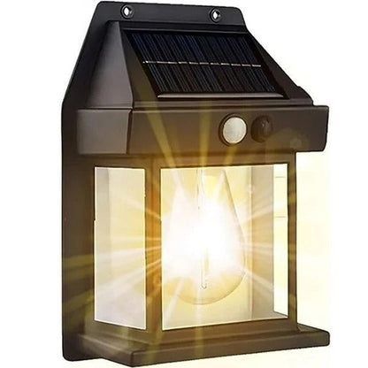 Motion Sensor Outdoor Solar Light with Warm White LED and Auto On Off Function