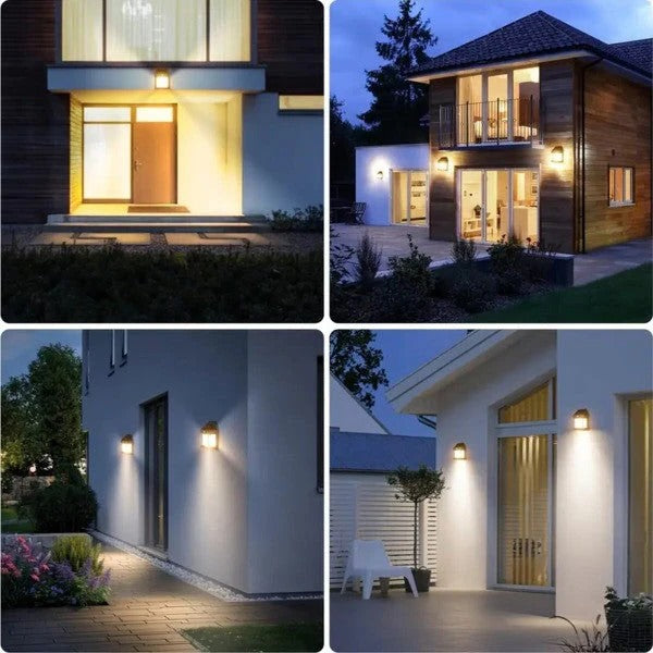 Motion Sensor Outdoor Solar Light with Warm White LED and Auto On Off Function