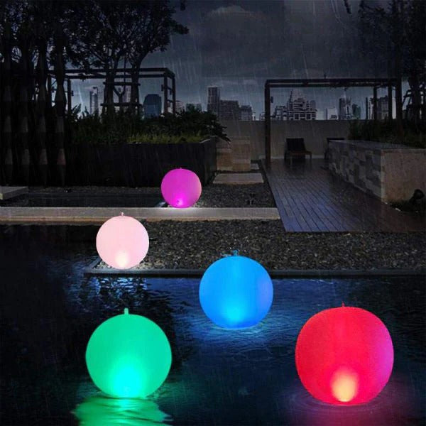 Floating LED Pool Lamp with Color Changing Lights and Remote Control