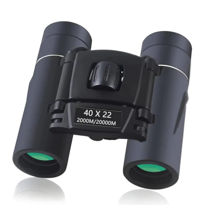 40x Magnification Compact Binoculars with Multi-Coated HD Glass and Prism Optics