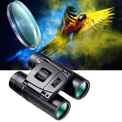40x Magnification Compact Binoculars with Multi-Coated HD Glass and Prism Optics