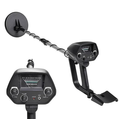 Ground Search Metal Detector with Pointer Meter and Adjustable Stem