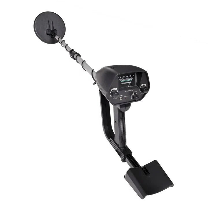 Ground Search Metal Detector with Pointer Meter and Adjustable Stem