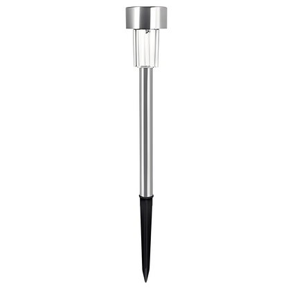 Solar Pathway Lights with Automatic Sensor and Stainless Steel Stakes, Set of 10