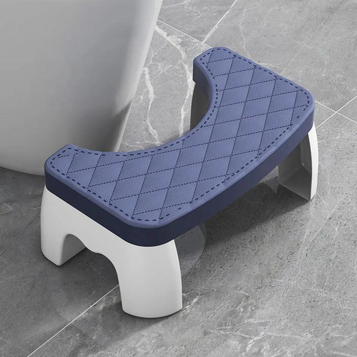 Toilet Squat Stool with Adjustable Height and Textured Grip Surface
