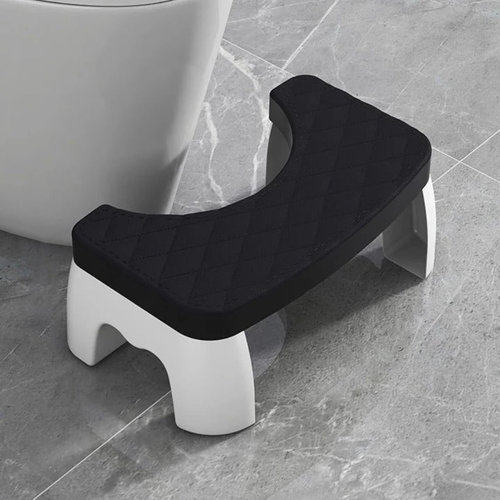 Toilet Squat Stool with Adjustable Height and Textured Grip Surface