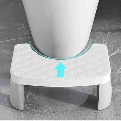 Toilet Squat Stool with Adjustable Height and Textured Grip Surface