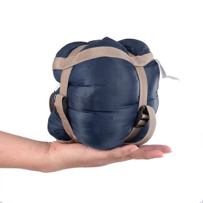 Convertible Sleeping Bag with Two Way Zipper and Water Resistant Nylon, Compression Storage