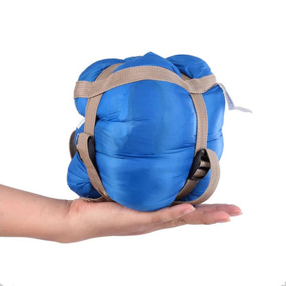 Convertible Sleeping Bag with Two Way Zipper and Water Resistant Nylon, Compression Storage