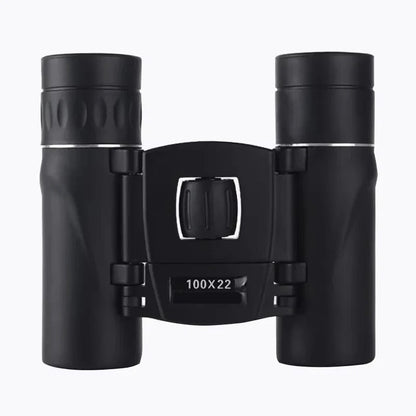 Foldable Binoculars 100x22 with BAK4 Prism System and Fully Coated Lenses