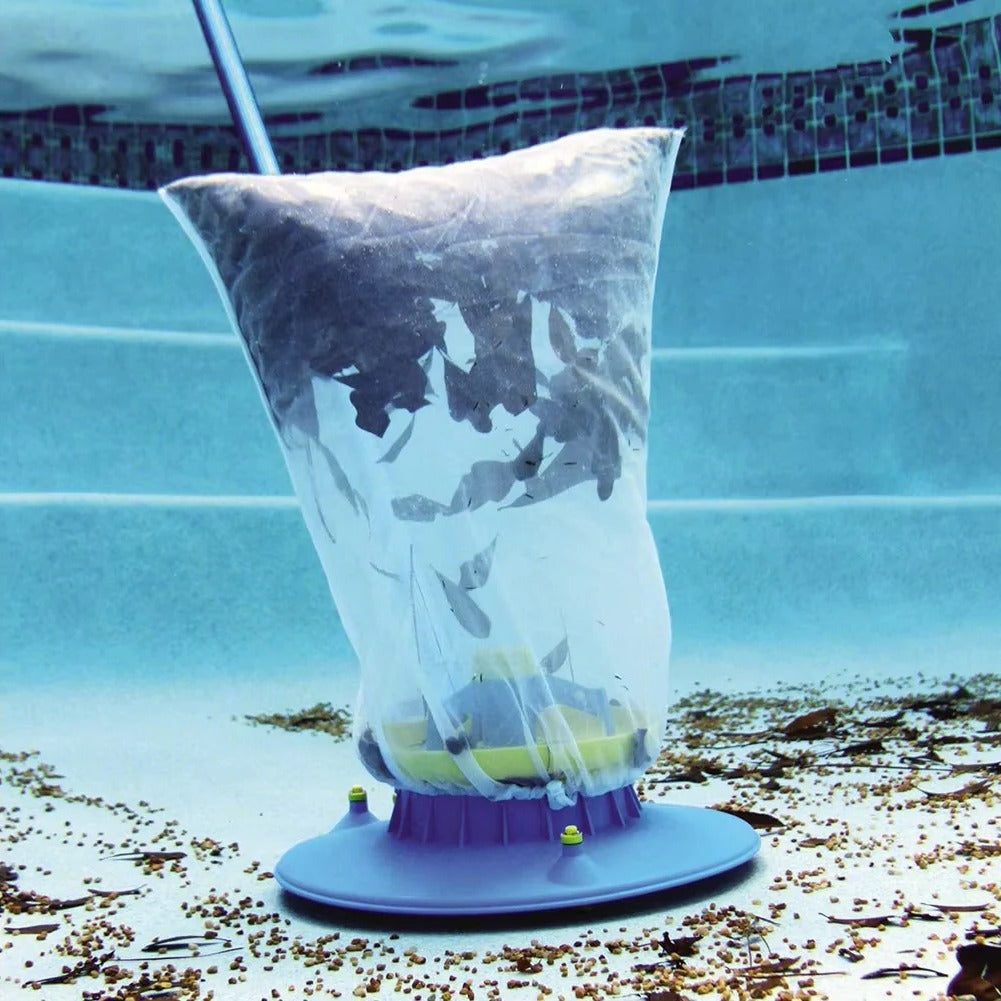 Handheld Pool Vacuum with Push Button Activation and Debris Collection for Spas and Fountains