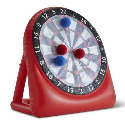 Inflatable Soccer Target Game with Hook and Loop Balls and Electric Pump