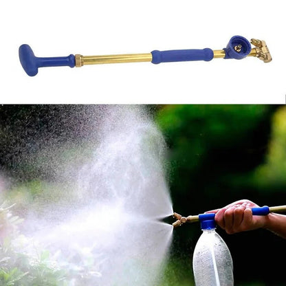 Hand Pump Bottle Sprayer with Dual Nozzles and 360 Degree Rotation, 16ft Reach