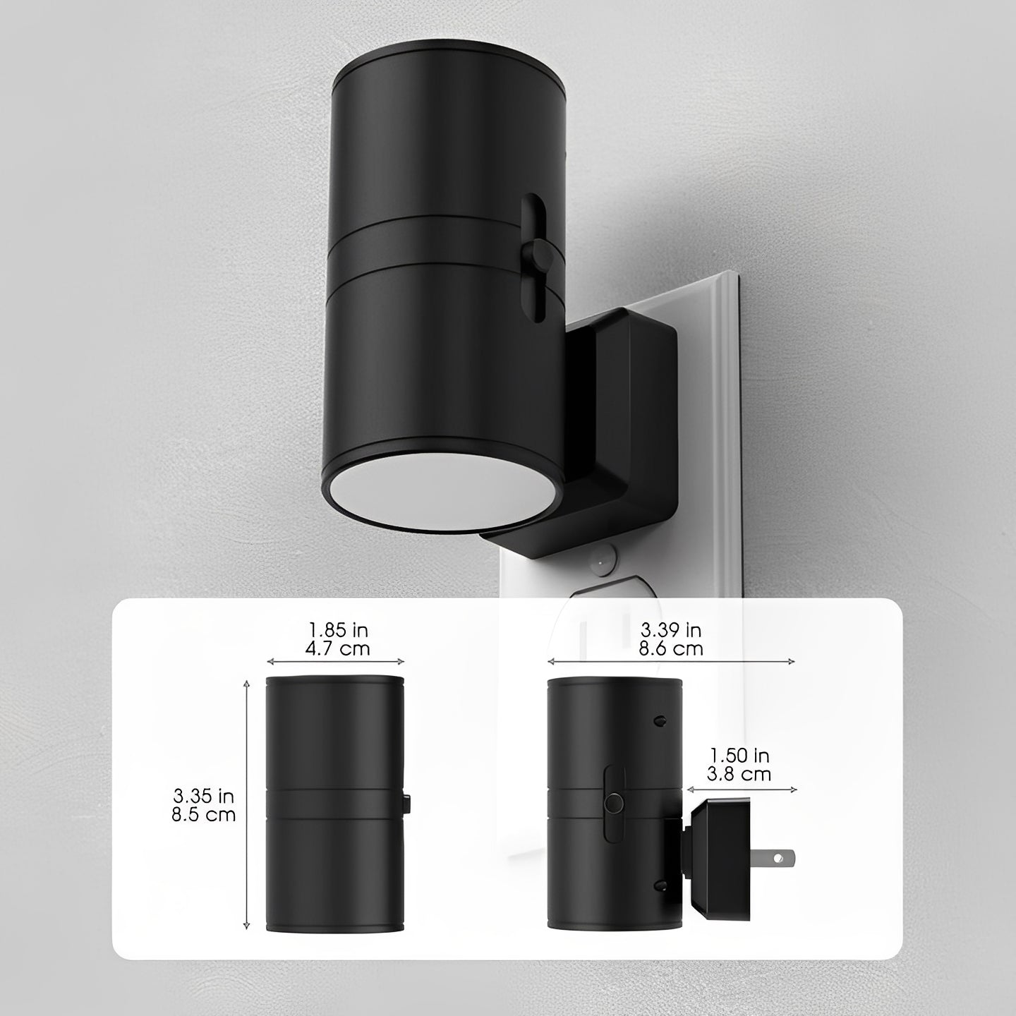 LED Night Light with Automatic Dusk Sensor and Dual Brightness Modes