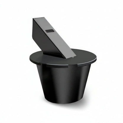 Sealed Grease Collector with Reusable Liner and Tight Fitting Lid for Pellet Grills