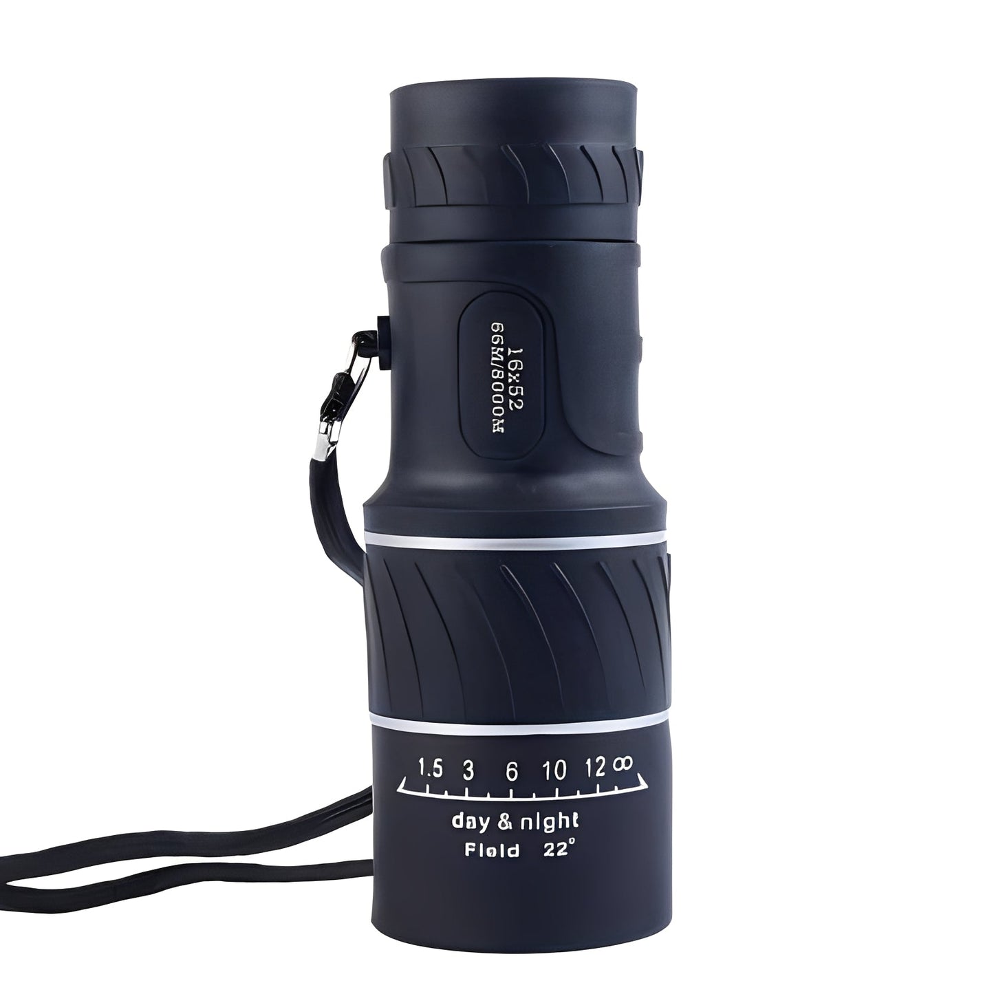 Compact Monocular with 12X Magnification and Manual Focus Ring