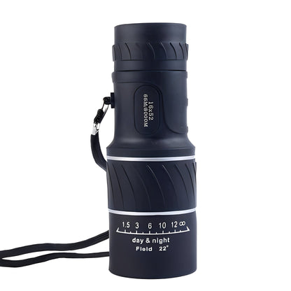 Compact Monocular with 12X Magnification and Manual Focus Ring