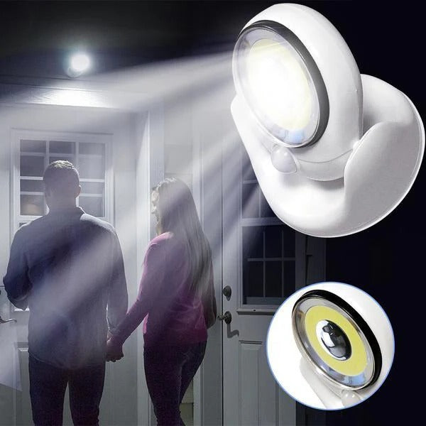 Battery Powered Motion Sensor Light with Magnetic Mount and Auto Shutoff