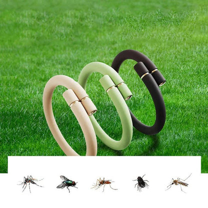 Wearable Mosquito Repellent Band with Essential Oil Sticks and Adjustable Strap