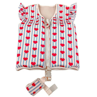 Toddler Swim Vest with Neoprene Shell and Double Closure for 33 to 42 lbs