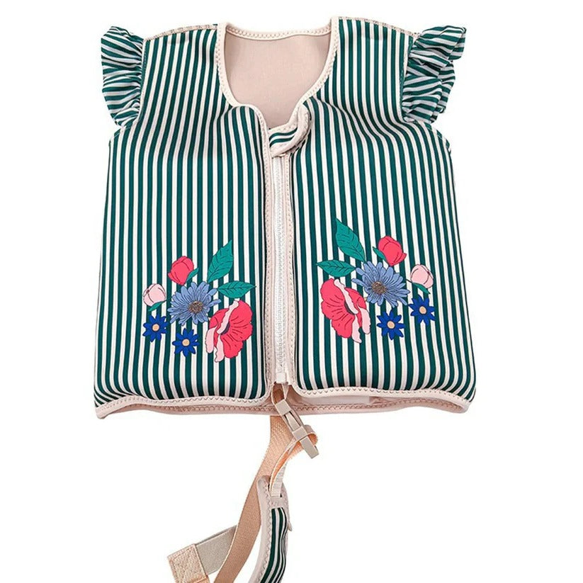 Toddler Swim Vest with Neoprene Shell and Double Closure for 33 to 42 lbs