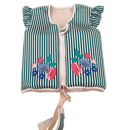 Toddler Swim Vest with Neoprene Shell and Double Closure for 33 to 42 lbs