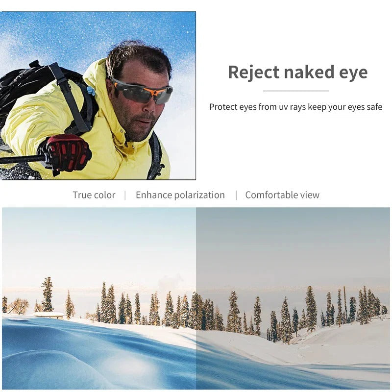 Wearable Camera Sunglasses with One Button Control and 5 Hour Battery