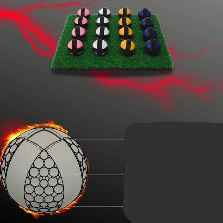 Sticky Ball Toss Game Mat with Printed Scoring Zones and Carry Bag