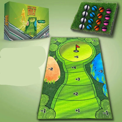Sticky Ball Toss Game Mat with Printed Scoring Zones and Carry Bag