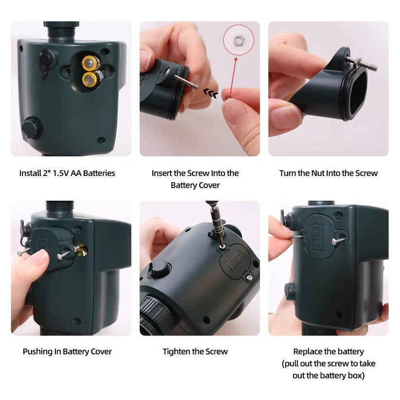 Motion Activated Garden Sprinkler with Solar Panel and 30ft Detection Range